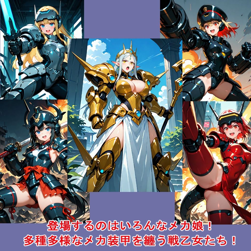 サンプル画像1:メカ娘VSスター☆マン(BZM研究所) [d_610499]