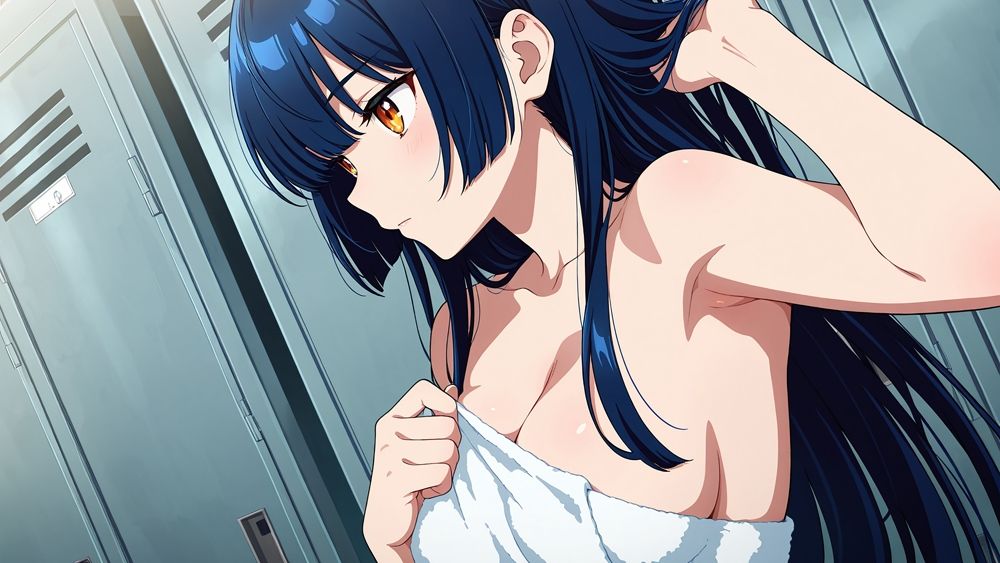 爆乳スク水美少女2人と教師の蜜月プールタイム【4K】 画像9