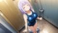 爆乳スク水美少女2人と教師の蜜月プールタイム【4K】