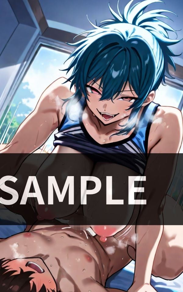 サンプル画像4:ガタイのいいおばさんに力強く押さえつけられ、逆レ●プされるも幸せを感じる少年の禁断の体験(夢幻ノルージュ) [d_610565]