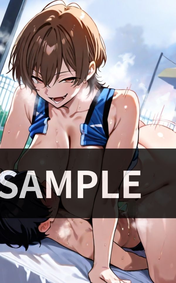 サンプル画像5:ガタイのいいおばさんに力強く押さえつけられ、逆レ●プされるも幸せを感じる少年の禁断の体験(夢幻ノルージュ) [d_610565]