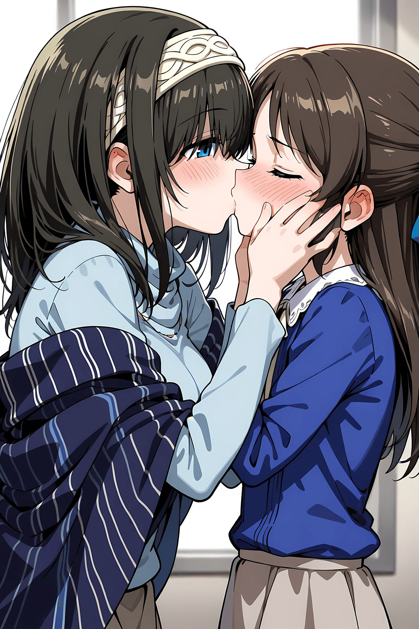 サンプル画像3:鷺〇文香と橘あ〇すのイチャらぶエッチ本(ミニララ) [d_610586]