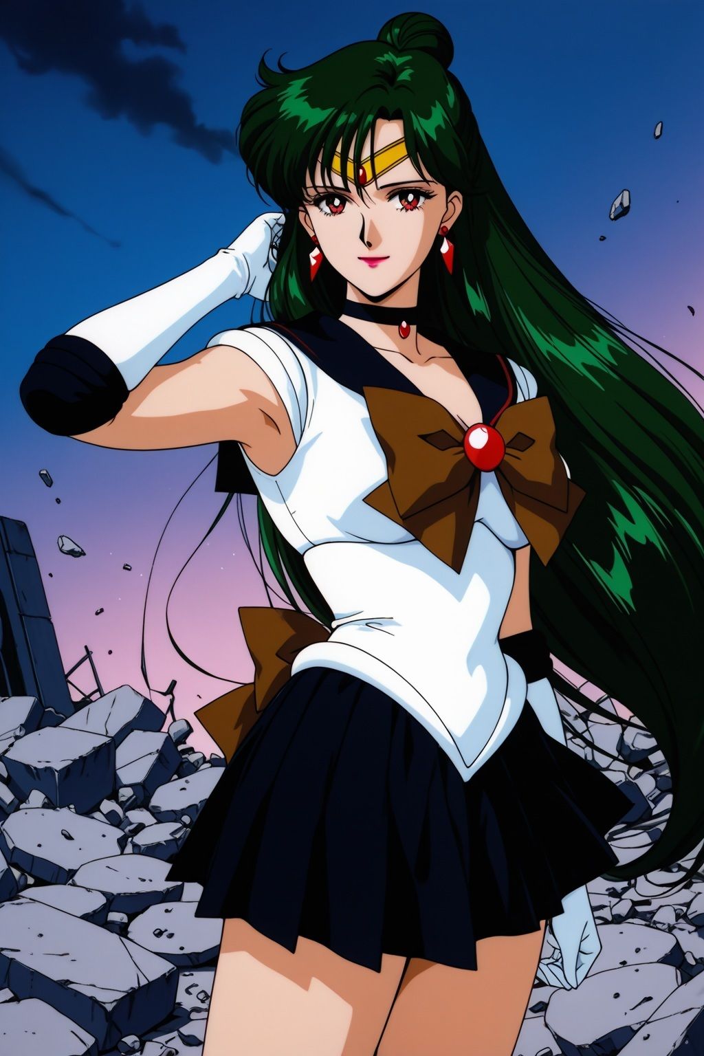 サンプル画像1:敗北ヒロイン 美少女戦士プルートの陥落(ファルコンα) [d_610589]