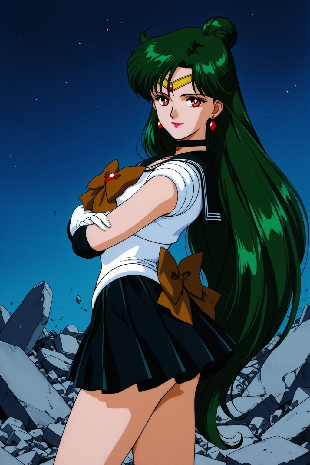 サンプル画像2:敗北ヒロイン 美少女戦士プルートの陥落(ファルコンα) [d_610589]