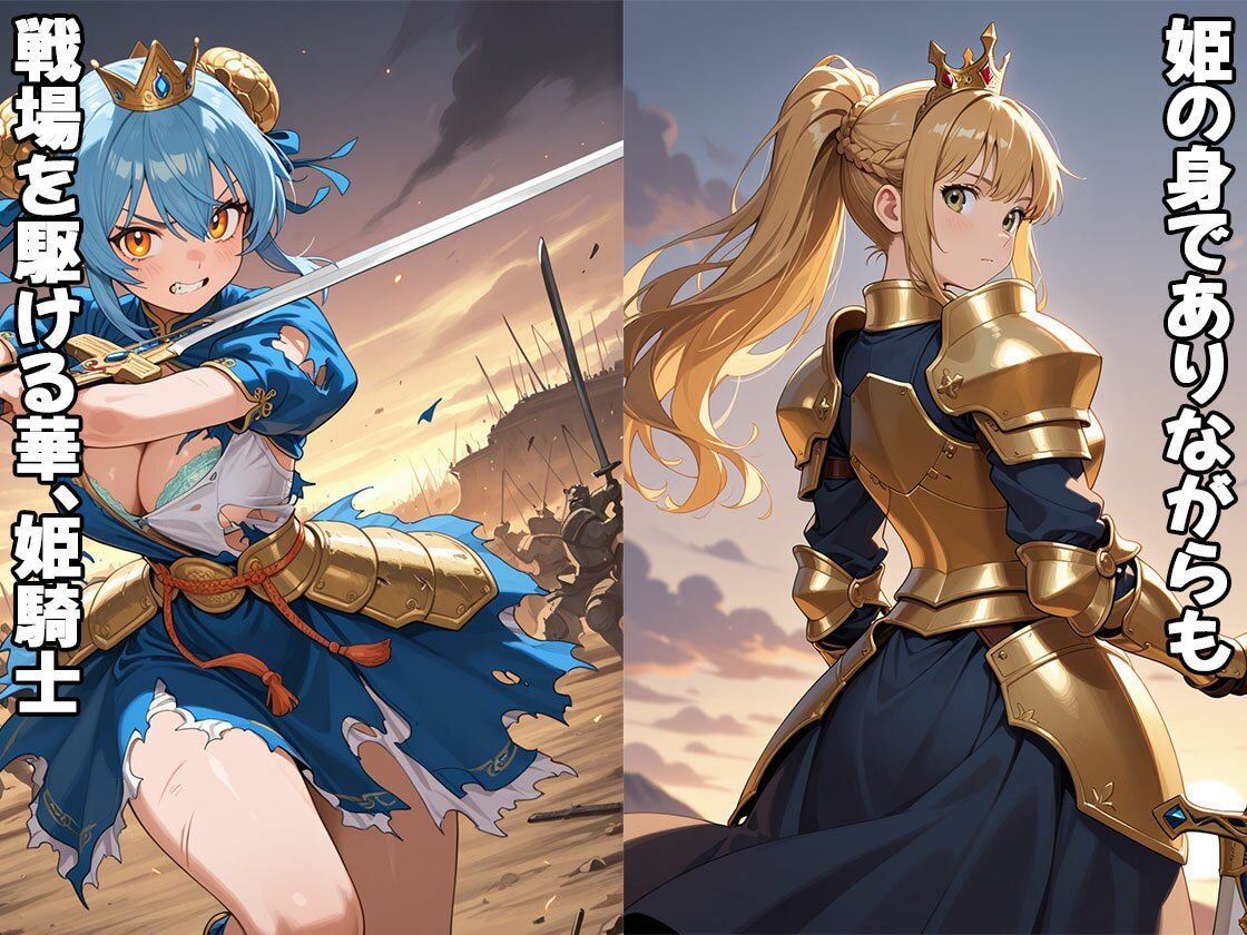 サンプル画像1:敗北姫騎士（CG100枚）(ティッシュのご用意を) [d_610618]