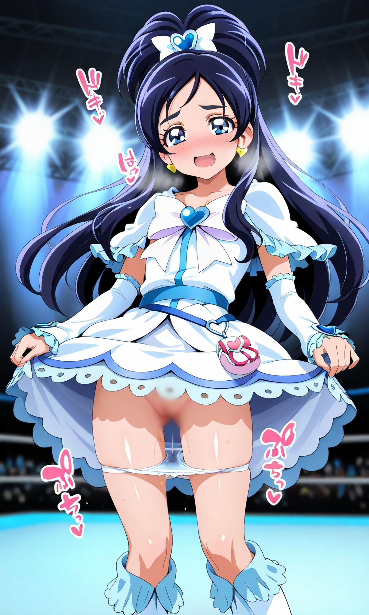 サンプル画像2:堕ちたキュアホワイト  ミックスファイトの果て(やなか亭) [d_610674]