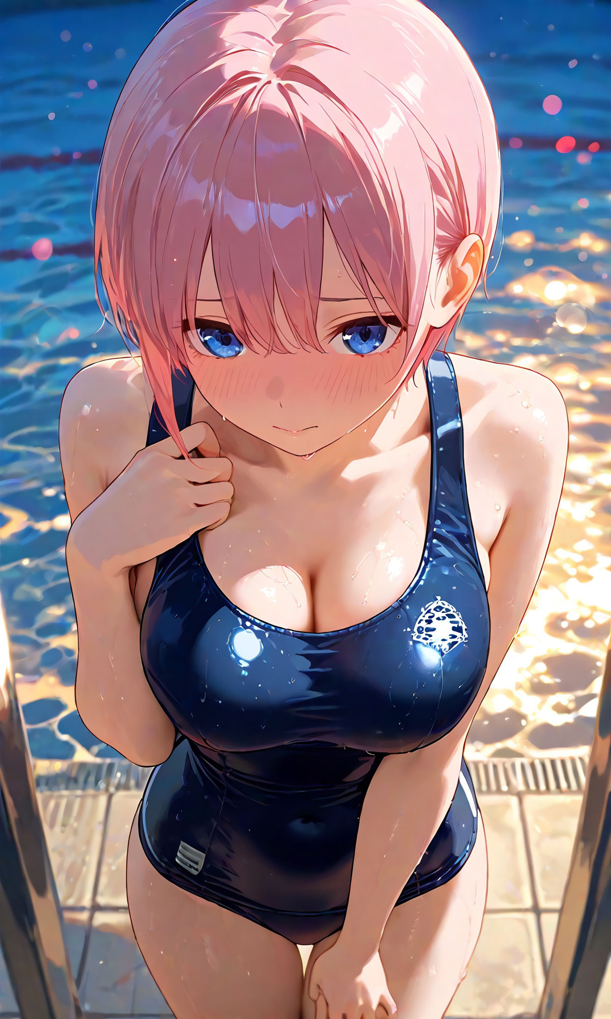 一花とスク水えっち/CG238枚 画像1