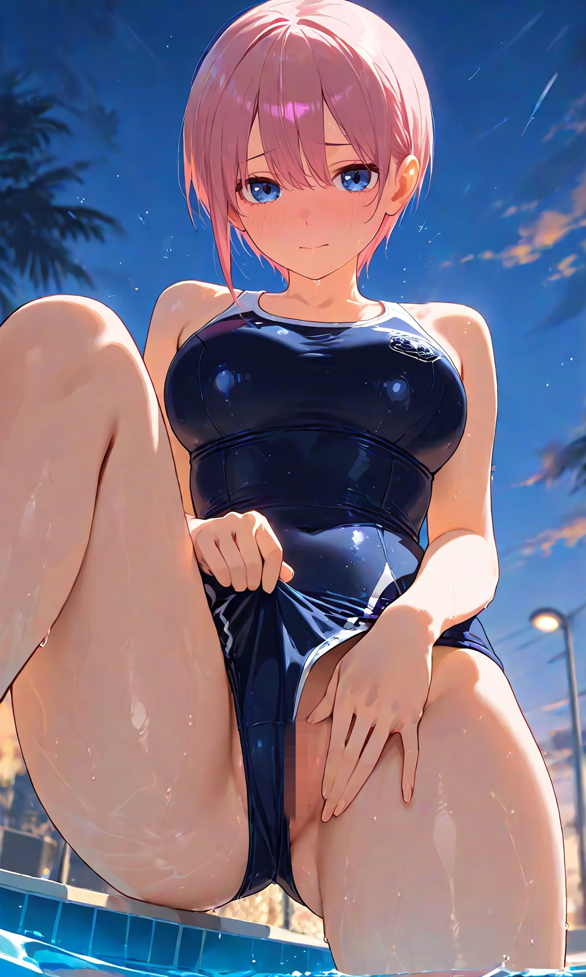 一花とスク水えっち/CG238枚 画像2
