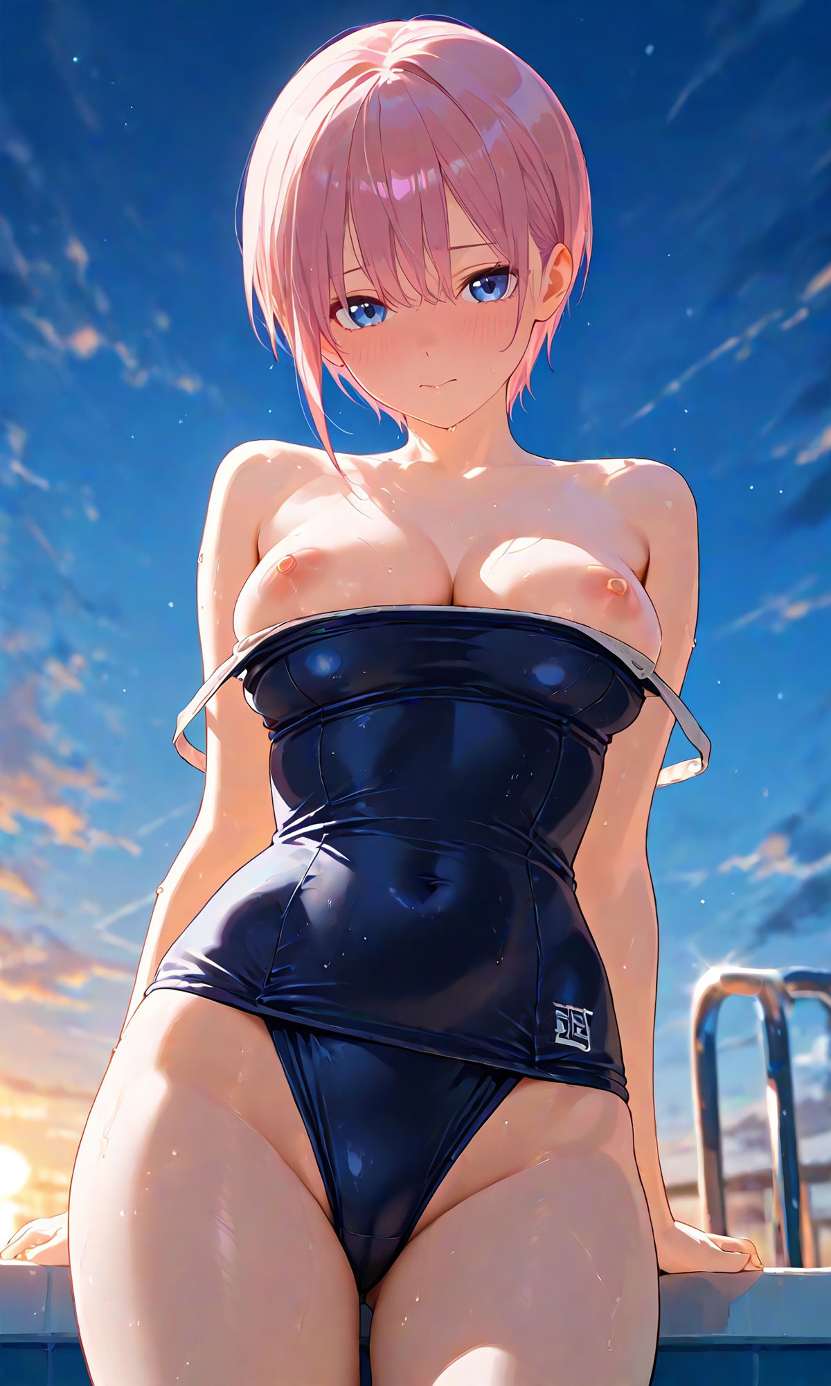 一花とスク水えっち/CG238枚 画像3