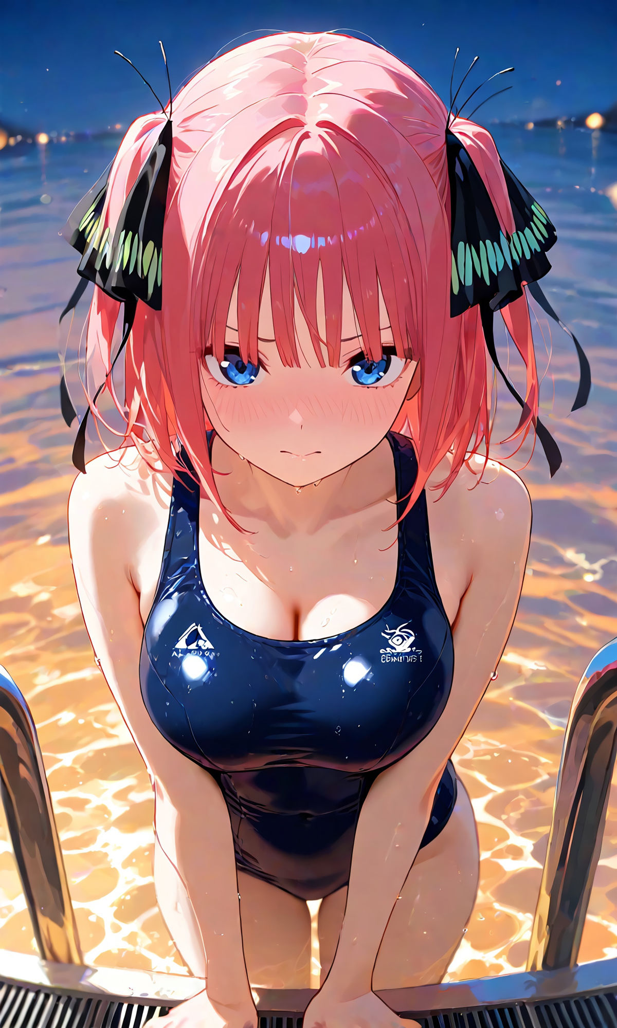 二乃とスク水えっち/CG237枚_0