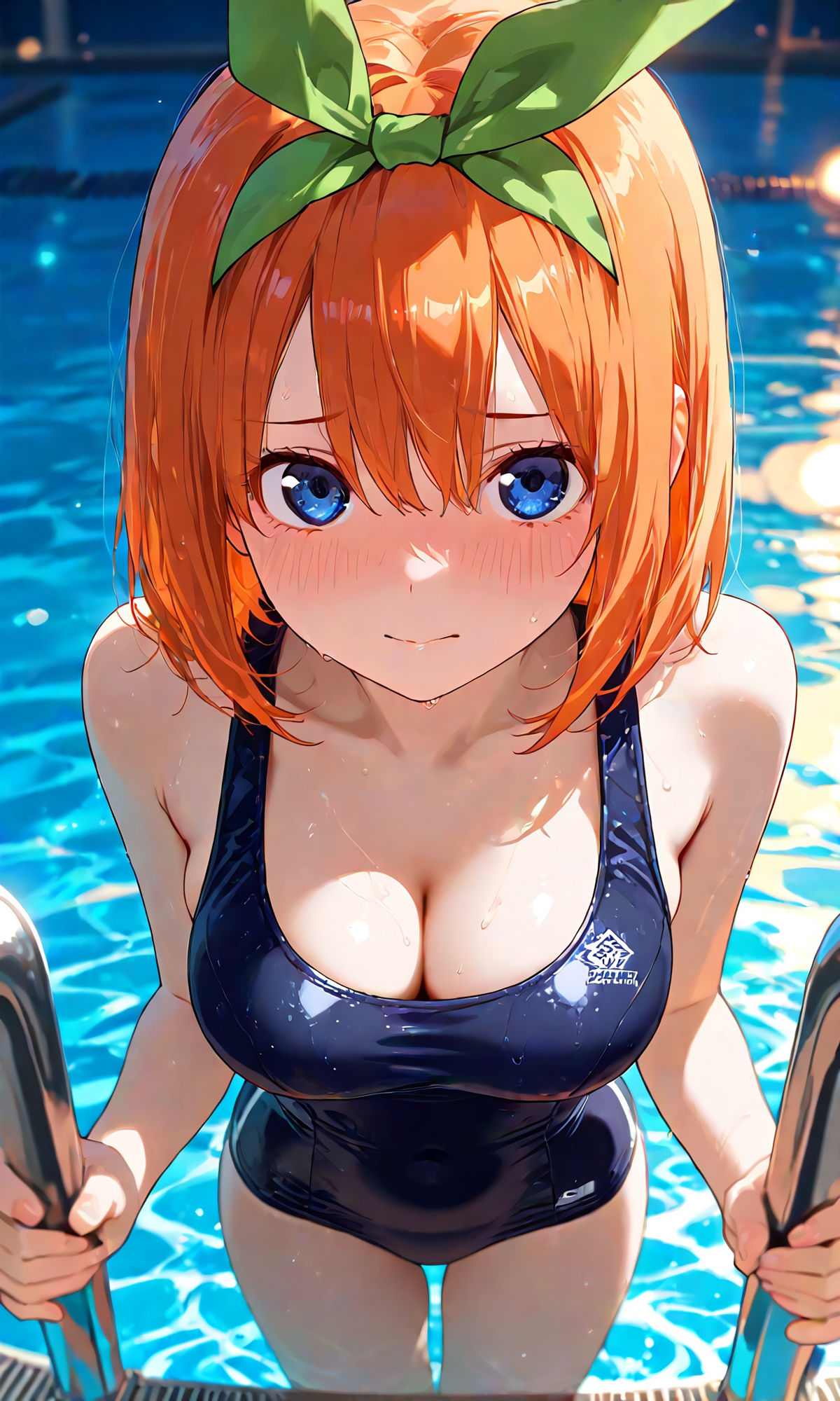 四葉とスク水えっち/CG223枚 画像1