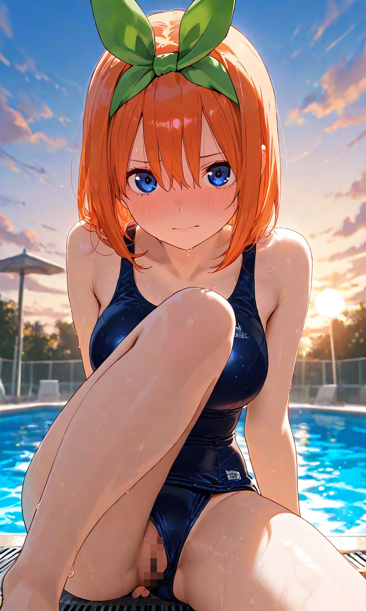 四葉とスク水えっち/CG223枚 画像2