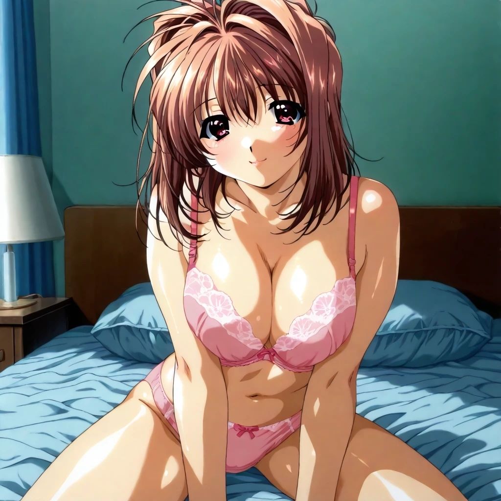 AIイラストCG集93   LO〇ERS-恋に〇ちたら  河〇理恵（制服ヌード・ピンナップ） 画像6