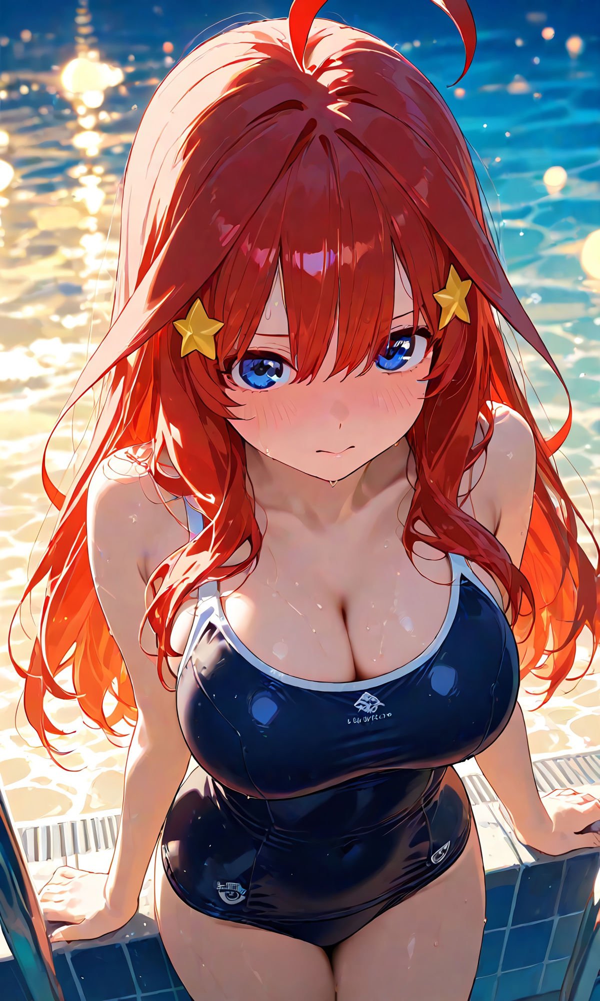 五月とスク水えっち/CG219枚 画像1