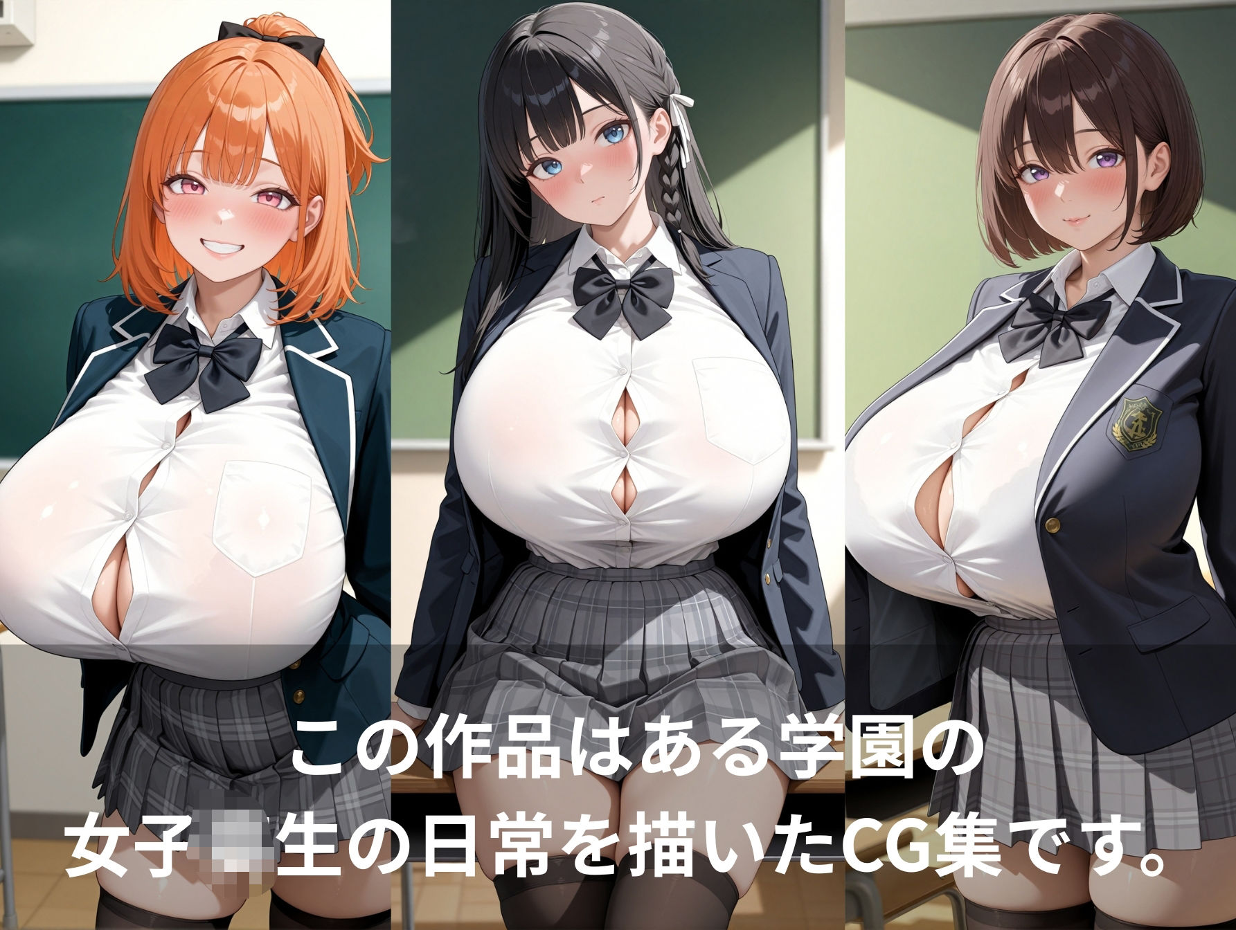 サンプル画像1:爆乳スポーツ女子のちょっとえっちな学園性活2(（株）zou乳業) [d_610744]