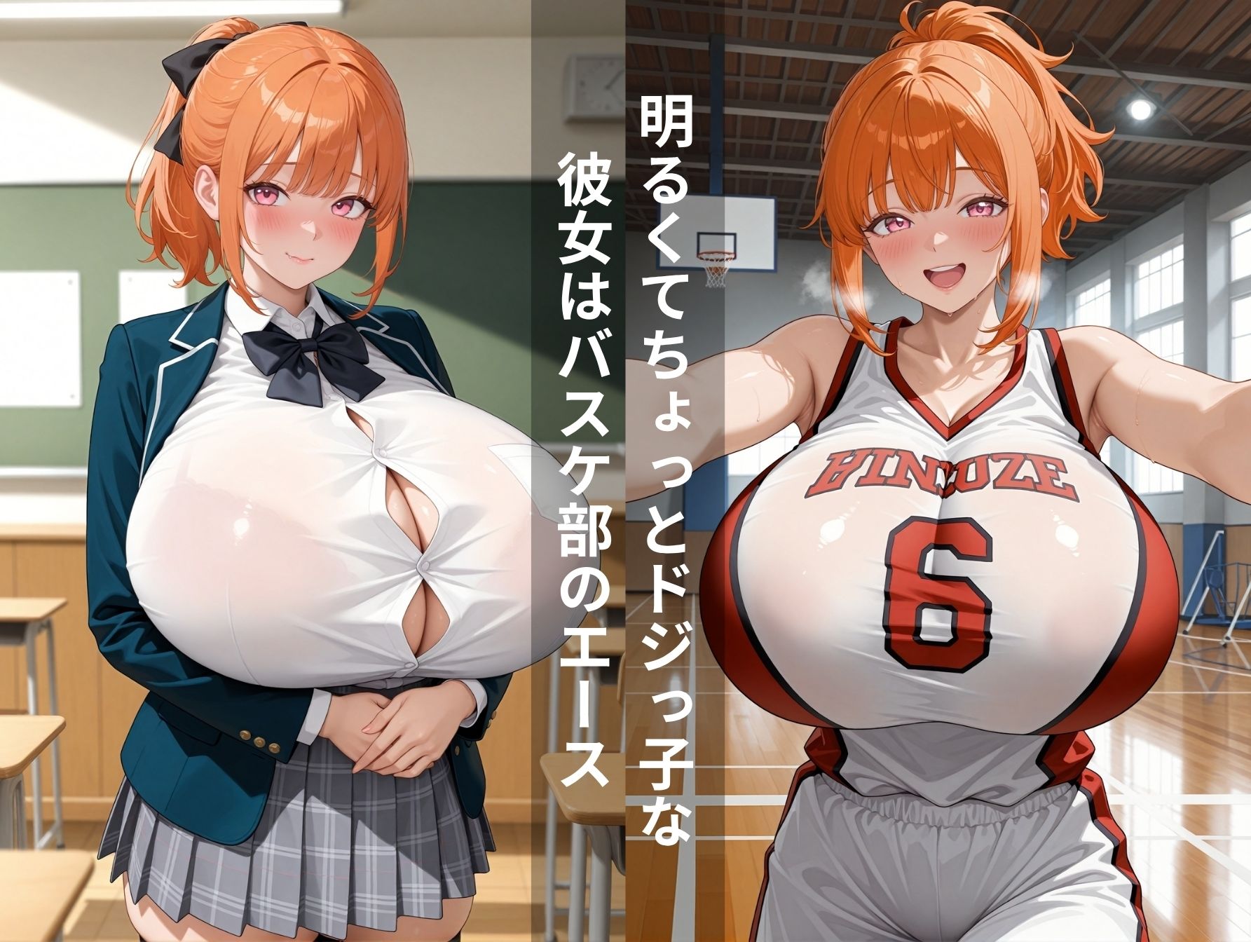 サンプル画像3:爆乳スポーツ女子のちょっとえっちな学園性活2(（株）zou乳業) [d_610744]