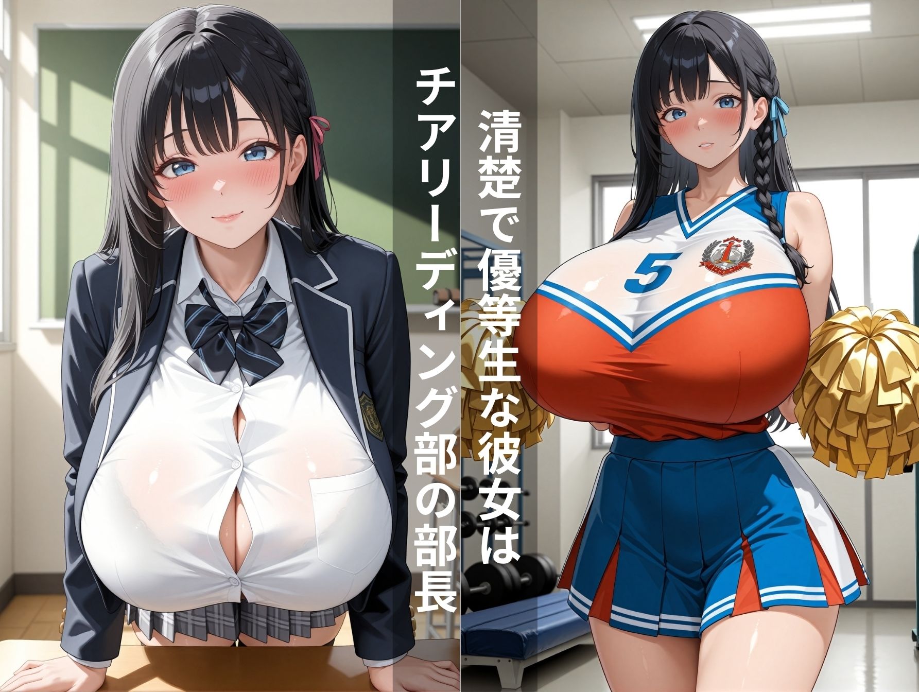 サンプル画像4:爆乳スポーツ女子のちょっとえっちな学園性活2(（株）zou乳業) [d_610744]