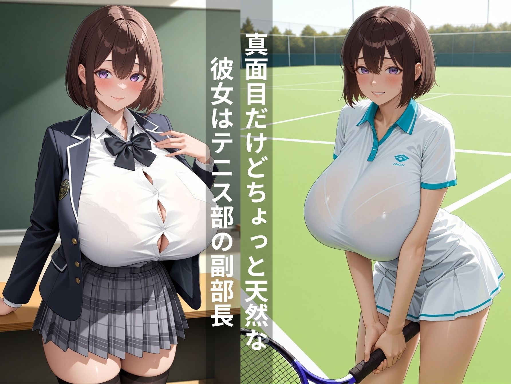 サンプル画像5:爆乳スポーツ女子のちょっとえっちな学園性活2(（株）zou乳業) [d_610744]