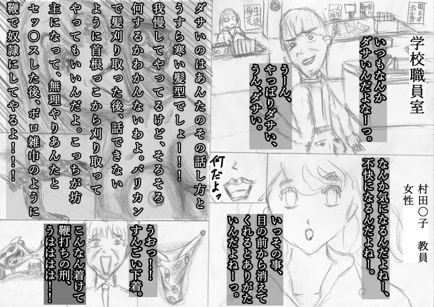 黒よりも黒い黒戯話集「超ウザい奴相手に「お〜っほっほっ」とゲスな高笑いしながら、その場で全裸になって変なポーズをして生パンティ見せつけて罵倒するお話」 画像1
