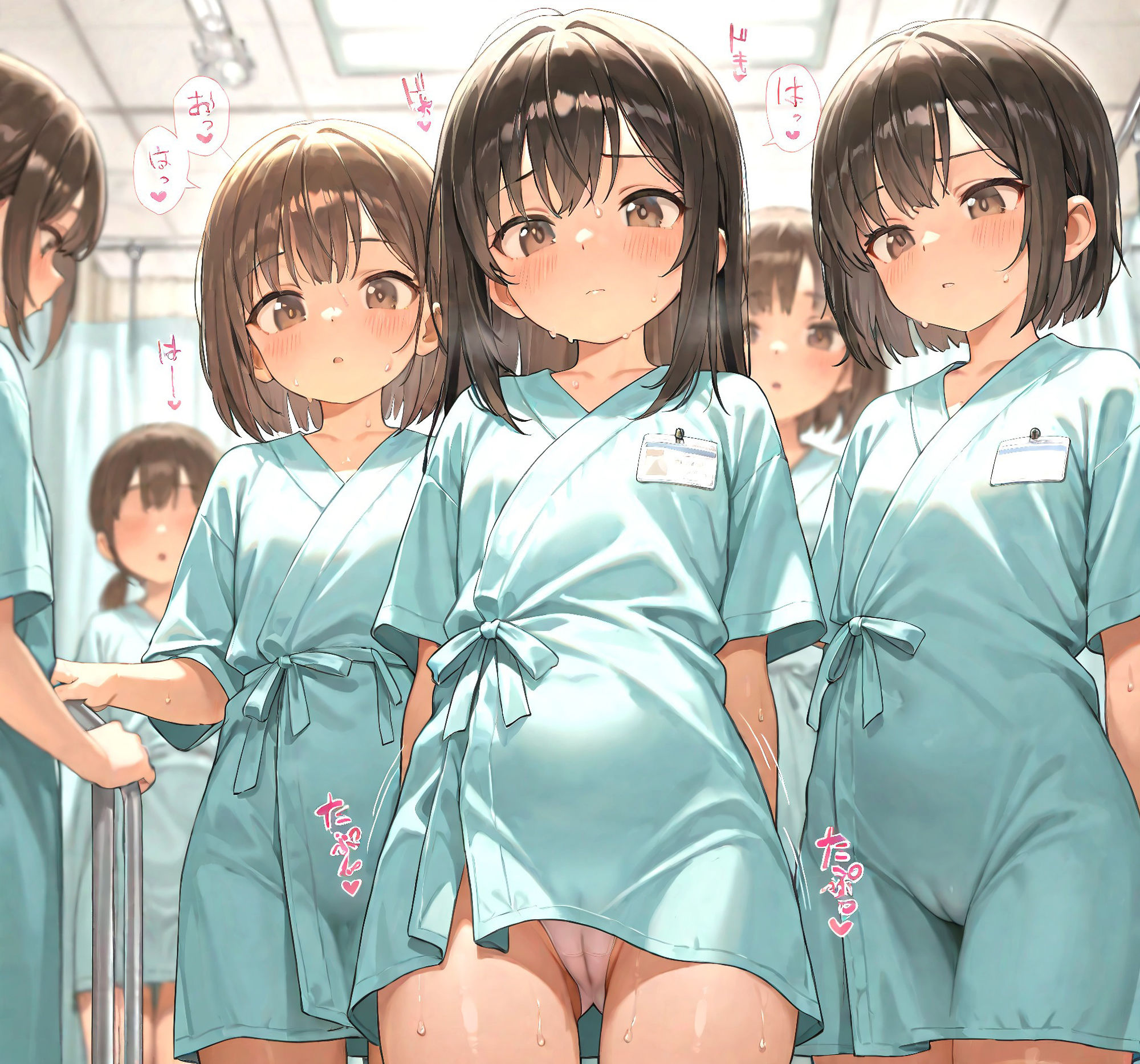 【388枚】膣内検査を受ける少女たちの様子_1