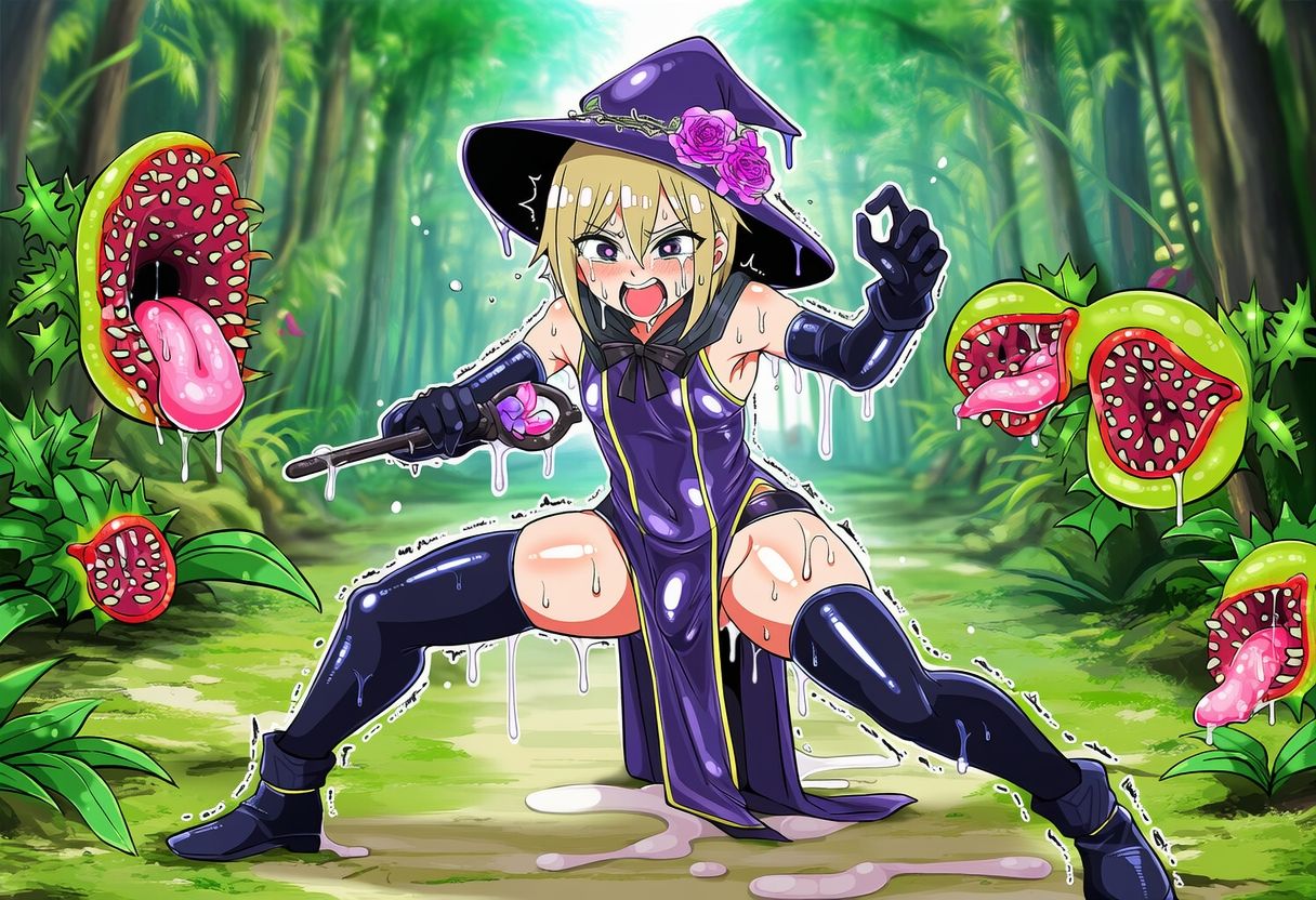 サンプル画像2:オトコノコとマンイーター戦敗北(おさかなの泉) [d_610871]