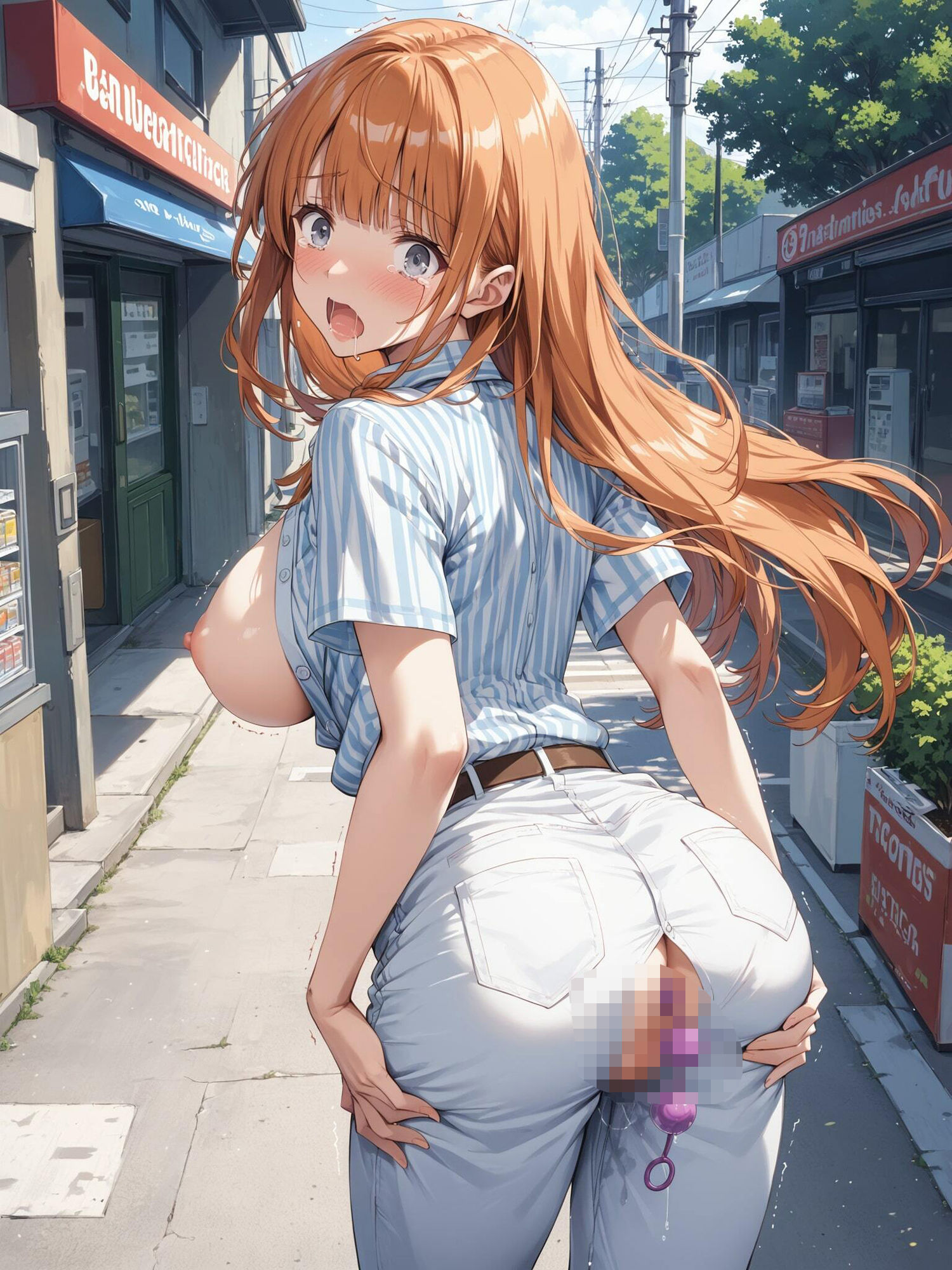 サンプル画像3:S〇Xが日常の世界α コンビニ編(AIPalette) [d_610872]