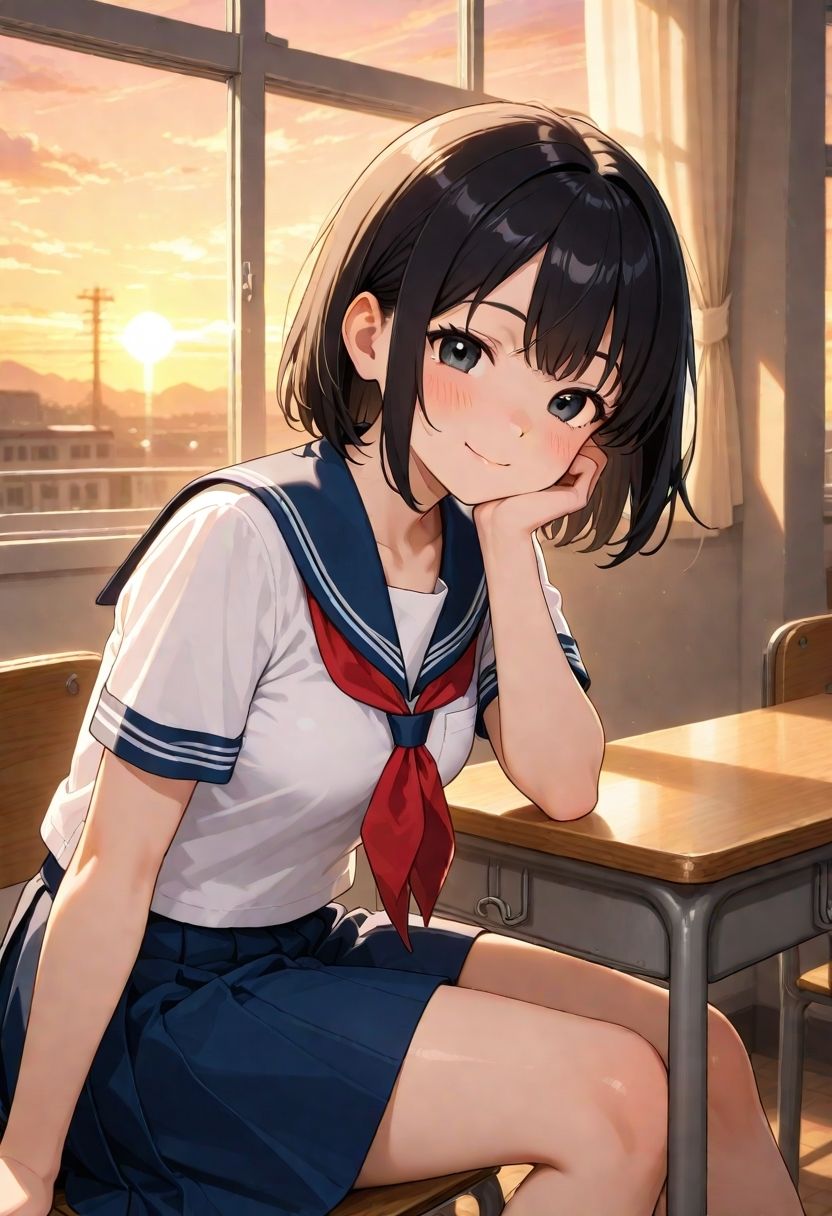 サンプル画像1:放課後孕ませ補習〜幼なじみと秘密の特別レッスン〜(おかず女子校生) [d_610901]