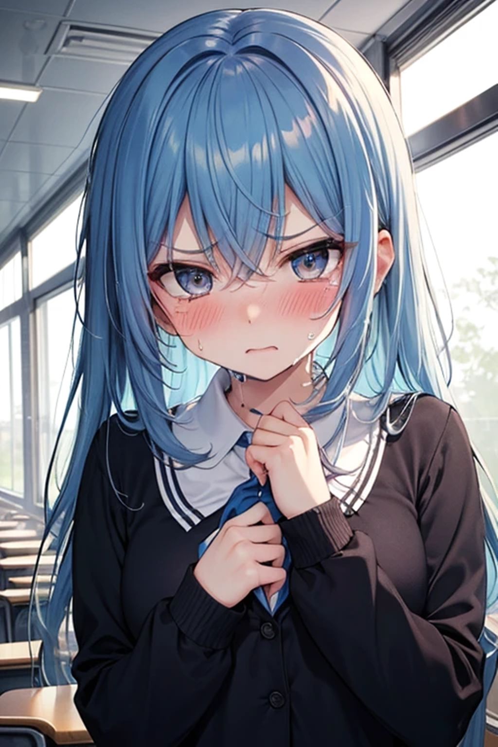 サンプル画像4:俺のことが「生理的にぜったい無理！」なクラスの女子に【命令】する。(くまとねこ屋) [d_611000]