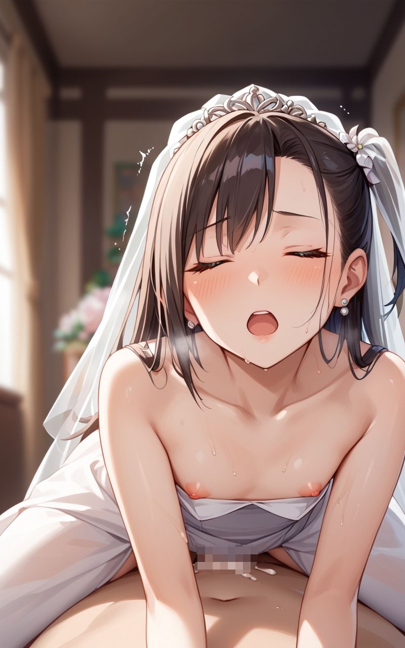 コスプレ男の娘 ウェディングドレス編 画像3