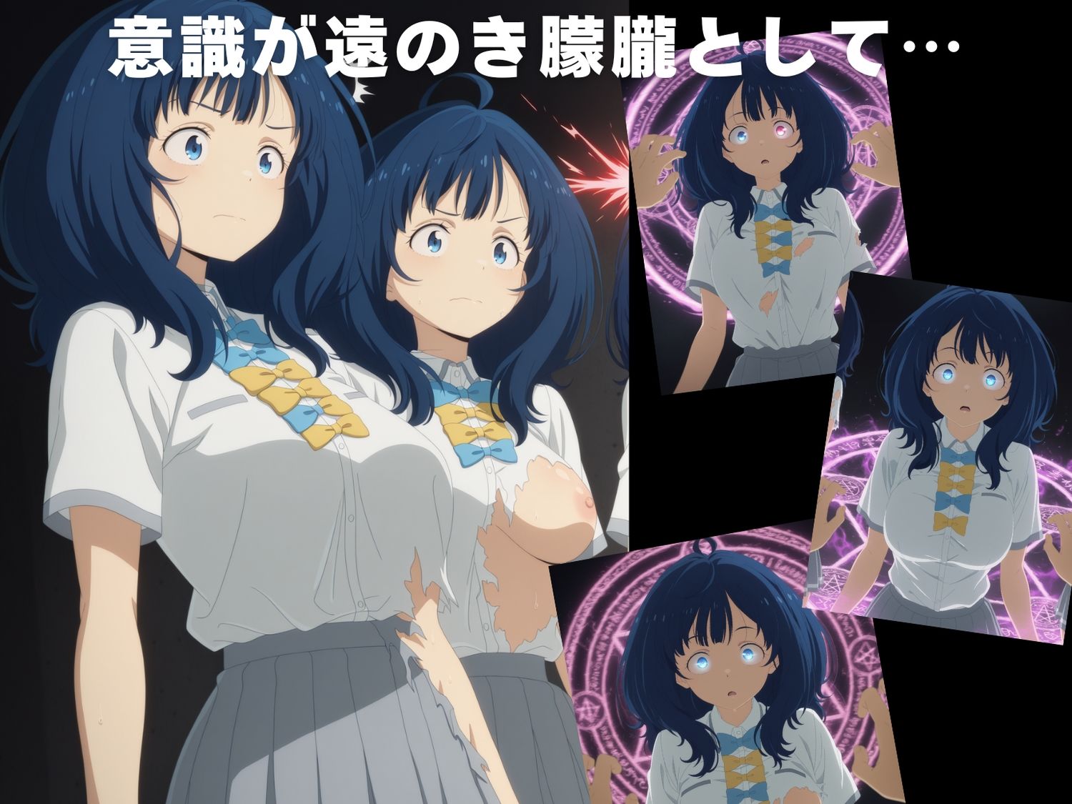 【完全敗北】八●見 杏菜 画像3
