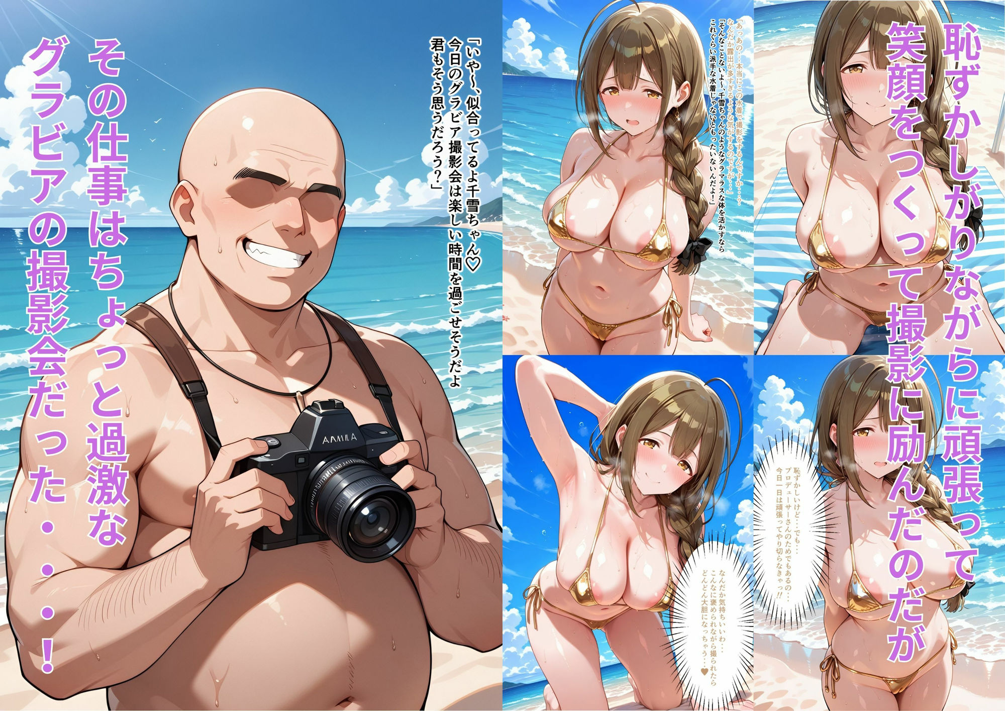 サンプル画像2:過激グラビアでお目覚め！？衝撃のAVデビューを果たした桑◯千雪(はやふ) [d_611139]