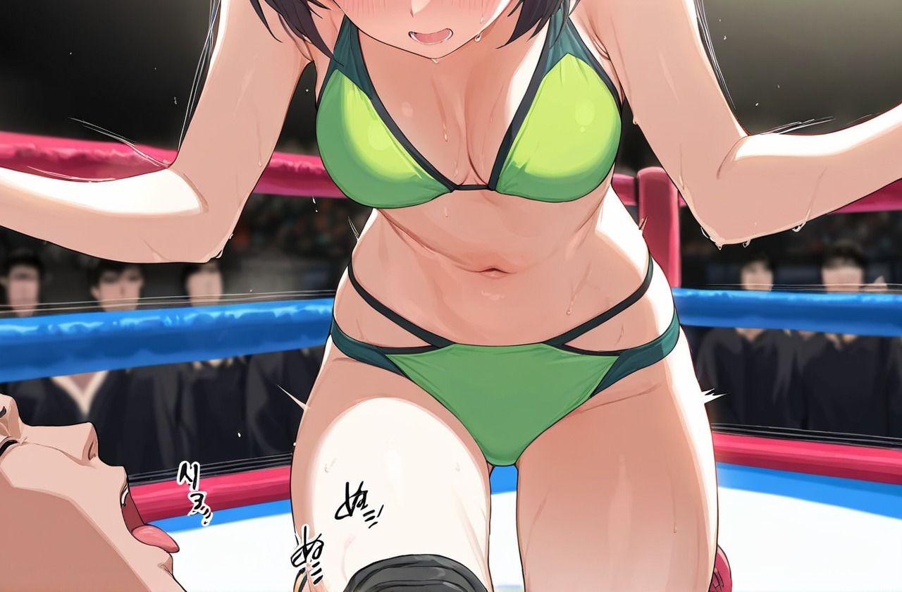 サンプル画像2:カップル対決はリングの上で(じゃこんにゃく) [d_611150]