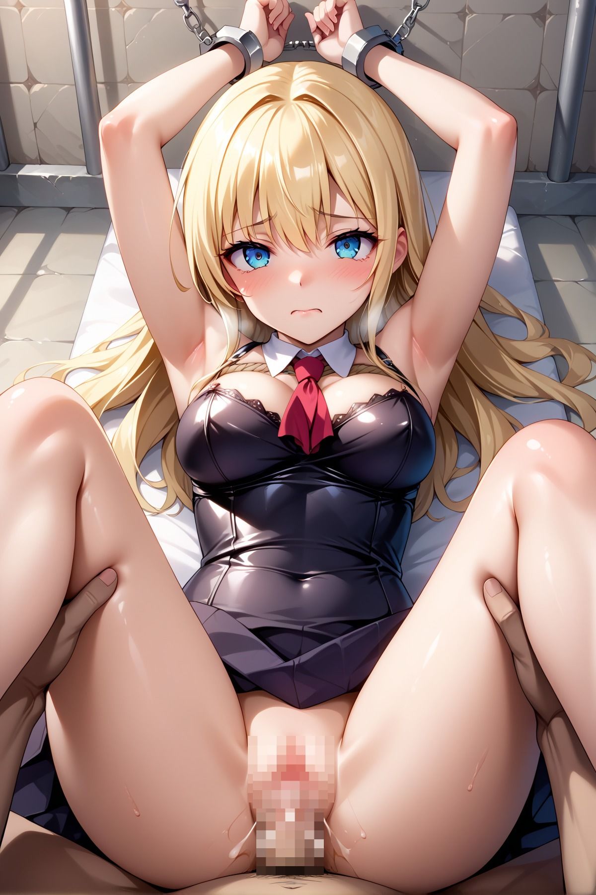 サンプル画像2:監獄の少女たち(はちのじ堂) [d_611165]