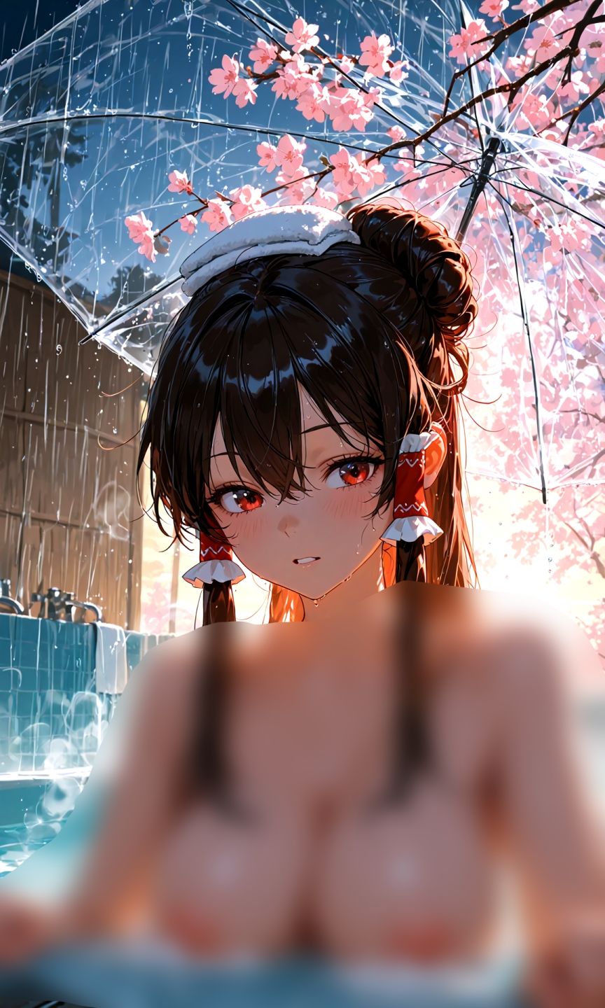 霊夢ちゃんのえっちな写真集vol.32〜春の雨の夕方の風呂編〜_4