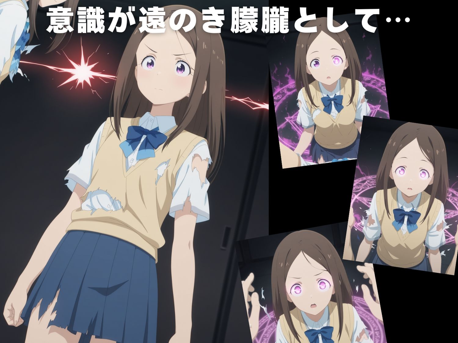 【完全敗北】朝● 千早 画像3