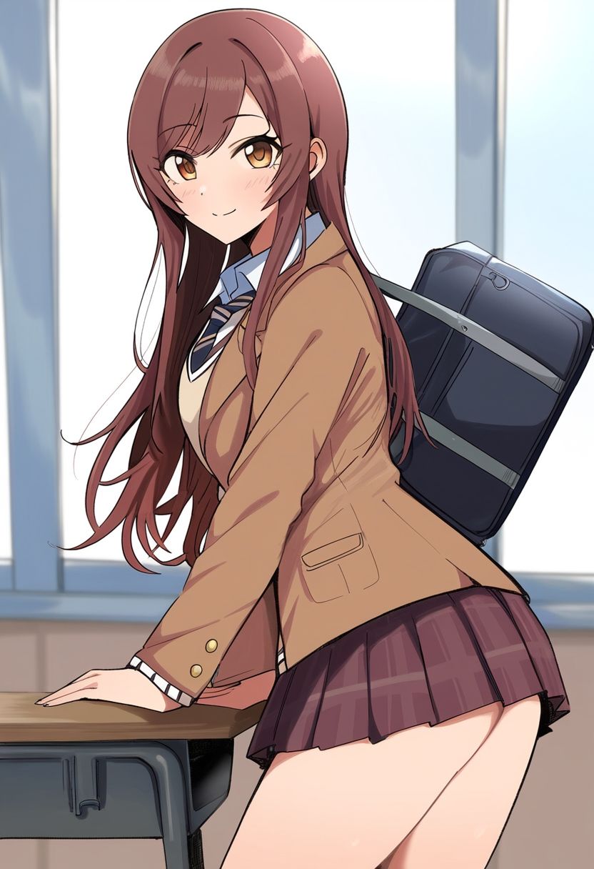 サンプル画像1:アイドルたちのオフショット（大〇甘奈編）(skin_head) [d_611282]