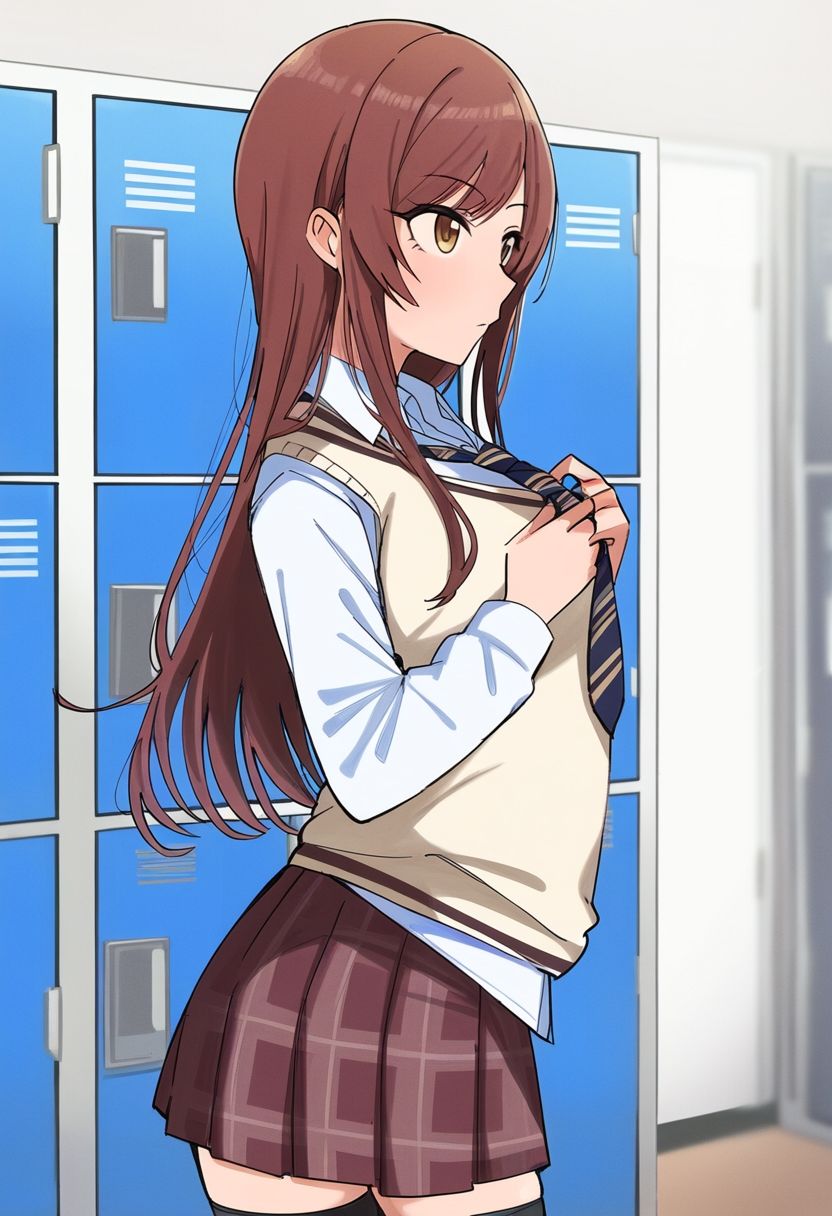 サンプル画像3:アイドルたちのオフショット（大〇甘奈編）(skin_head) [d_611282]