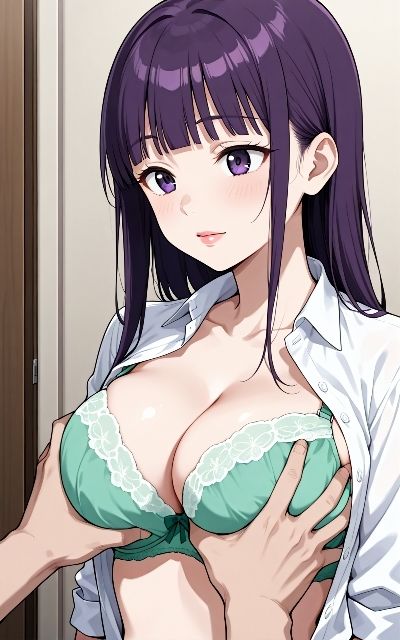 サンプル画像1:幼馴染でS〇X練習  私が最後まで付き合ってあげる！(きんたろう) [d_611349]