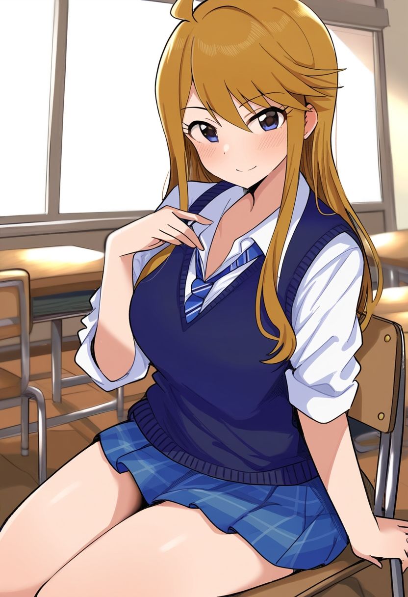 サンプル画像2:アイドルたちのオフショット（所恵〇編）(skin_head) [d_611371]