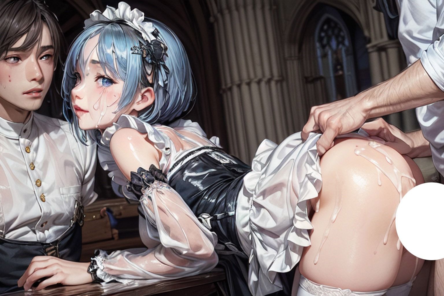 サンプル画像1:黒ミサの生け贄  性の魔都に蔓延る大人の肉欲地獄(アニメ雷土音) [d_611376]