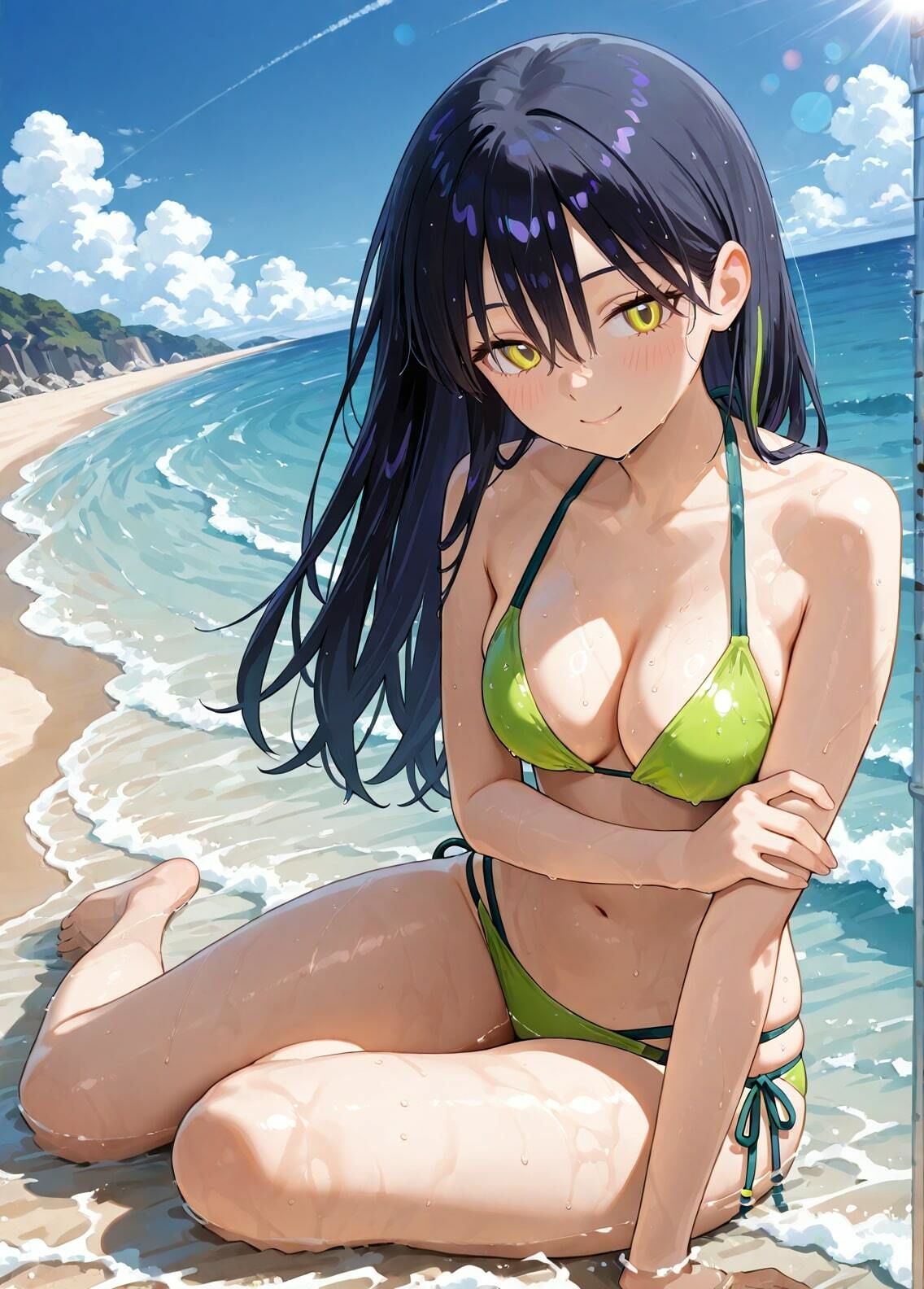 サンプル画像2:「機動戦士Gundam GQuuuuuuX」ニャアン セクシー写真集7（全500枚）(人の海) [d_611381]