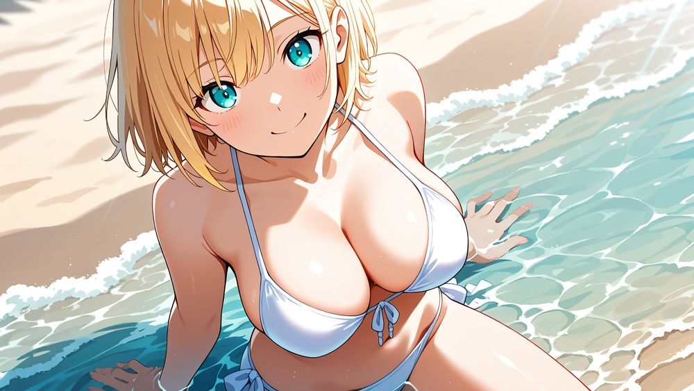 爆乳ツインモデル!牛柄ビキニの美女たちがミルク漬け孕ませ撮影【4K】 画像4