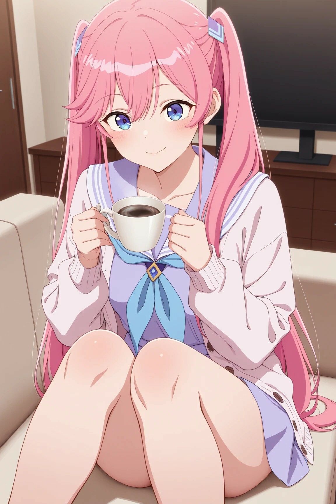 サンプル画像1:紫雲寺風味  お家で押し倒されて(ぬこの営み) [d_611429]