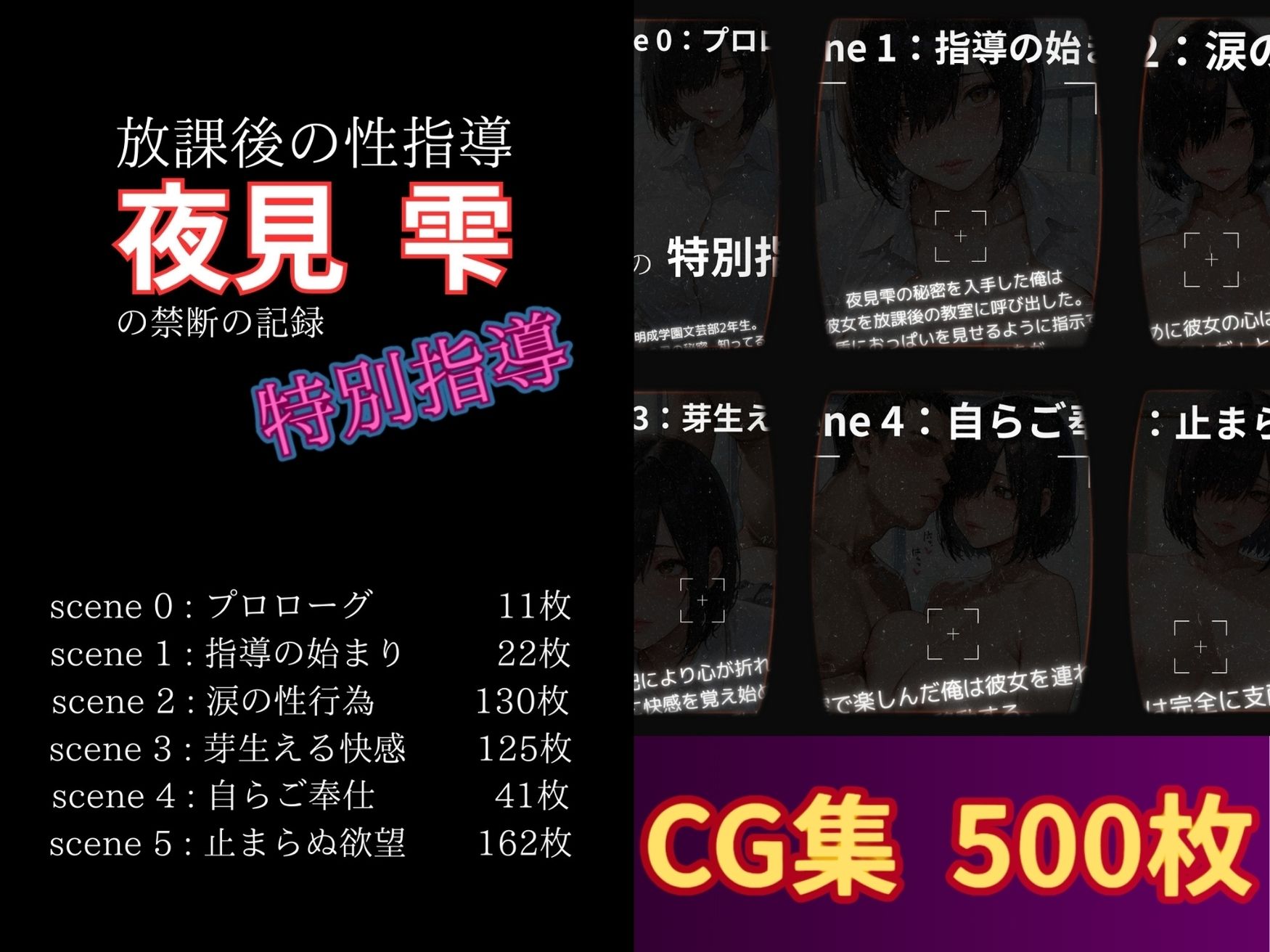 放課後の性指導 〜夜見雫の禁断の記録-ハメ撮り 画像1