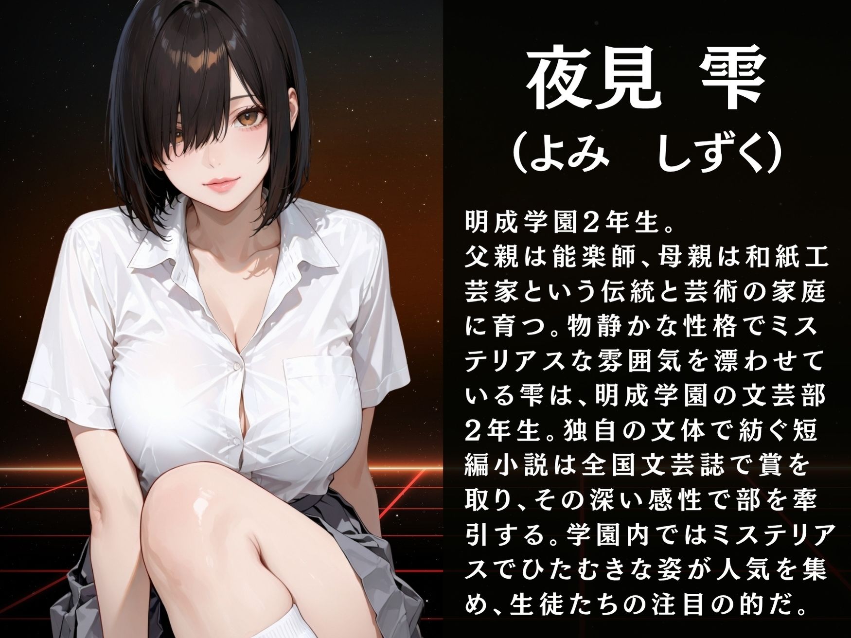 サンプル画像3:放課後の性指導 〜夜見雫の禁断の記録-ハメ撮り(mapuememaru) [d_611443]