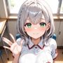 白銀ノ〇ル 保健室の先生がエロカワすぎて...