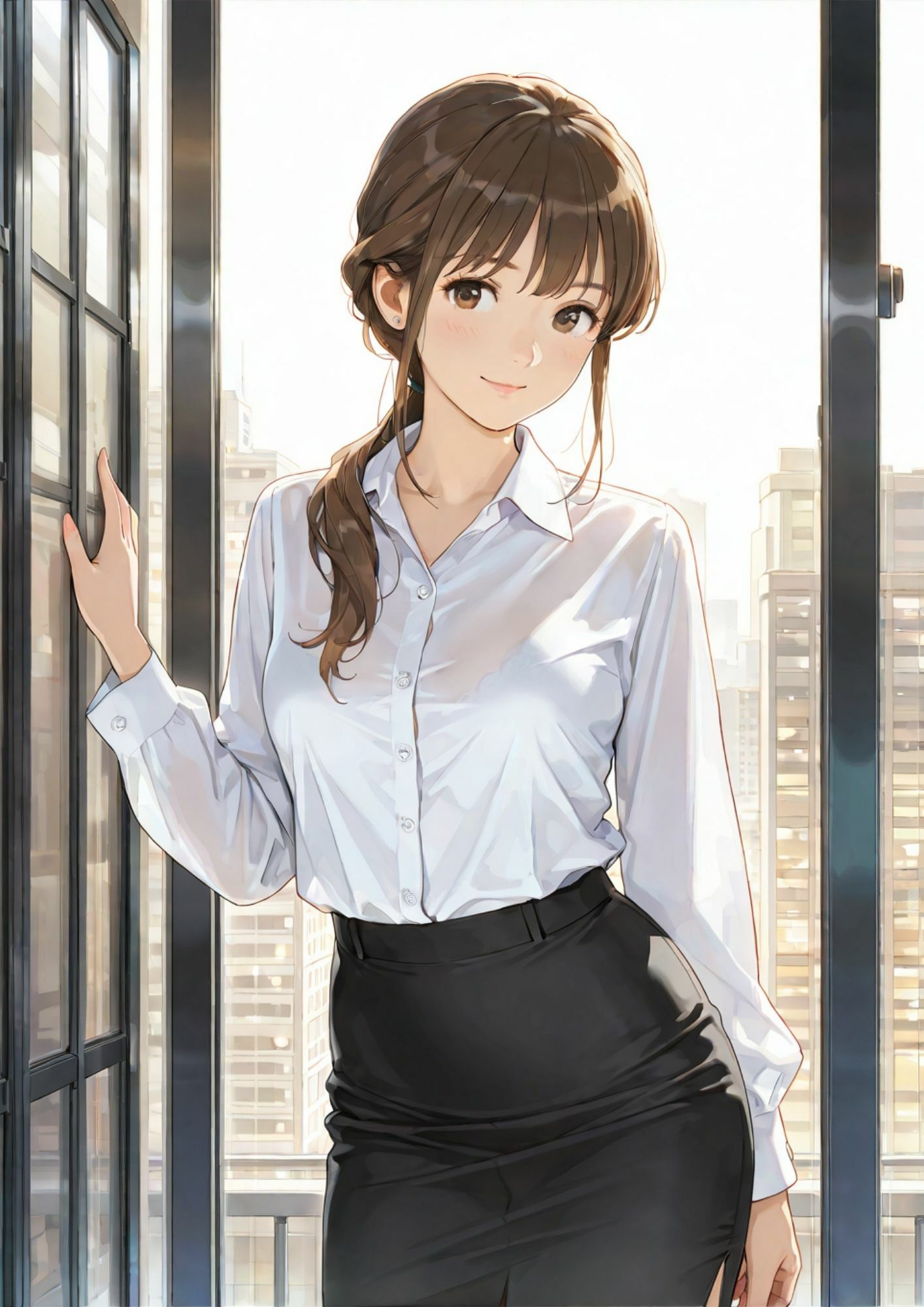 サンプル画像5:オフィスの戯れ 1(Liberte Yuzuki) [d_611467]