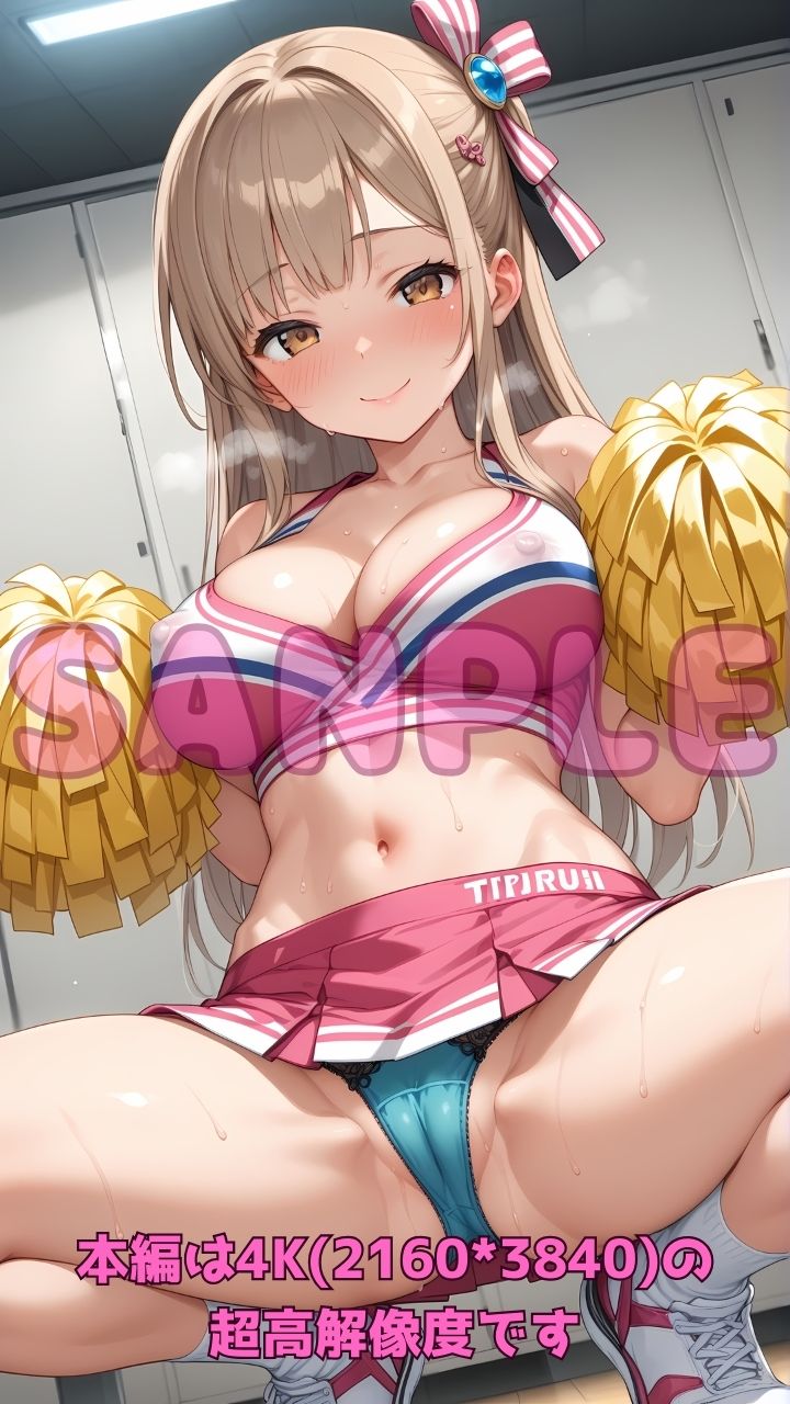 エッチなチアガールと部活終わりに汗だく応援セックス4! 画像3