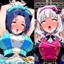 ガニ股放尿ヒロインズ〜アイ〇ス編〜あ〇さ＆貴〇