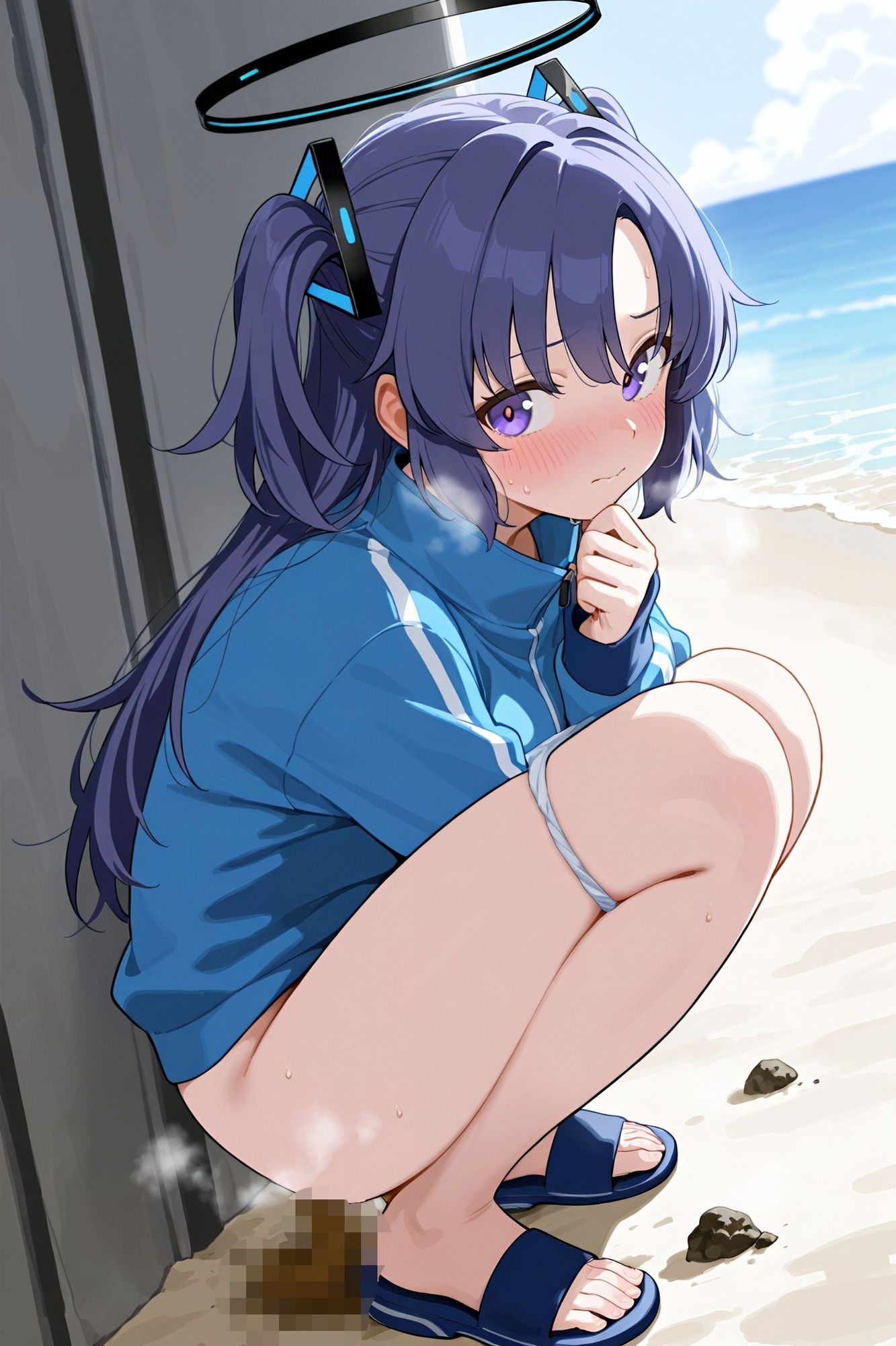 サンプル画像1:ブルアカ女子とスカトロプレイ  早瀬ユウカ編(Chestnut tree) [d_611538]